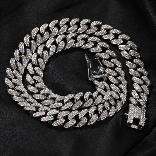 Iced Cuban Link Chain Silver(For Free)