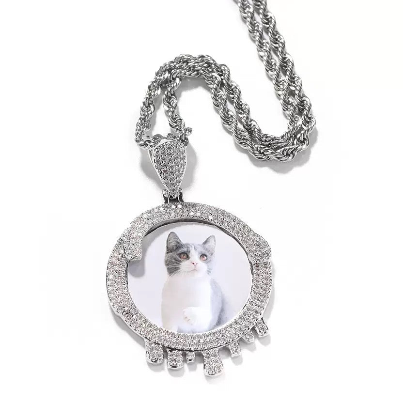 Custom Pet Photo Pendant Necklace