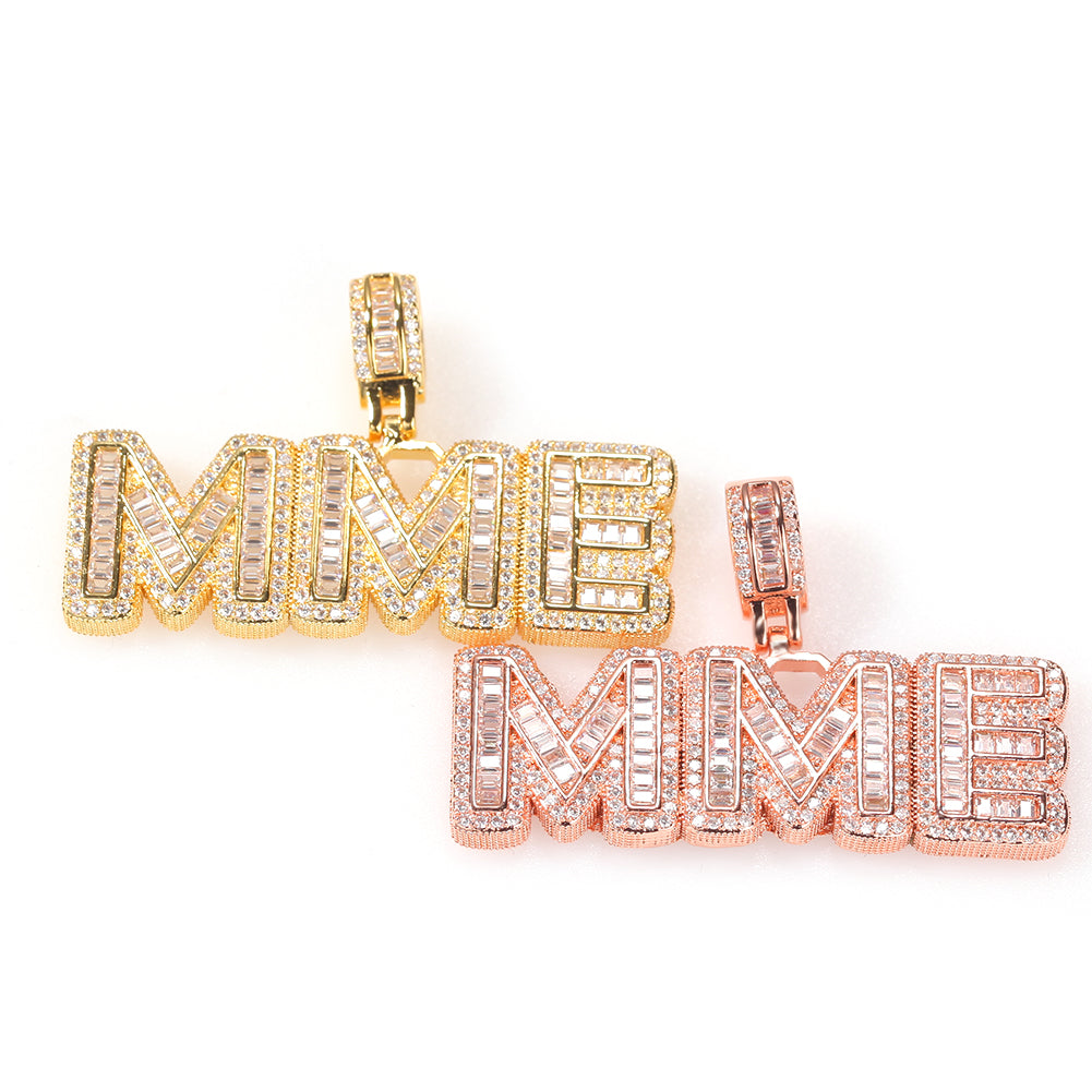Custom Letters Iced Necklace 2