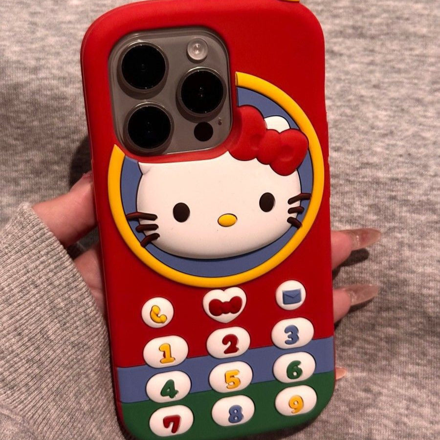 Hello Kitty Retro Phone - Shaped Phone Case