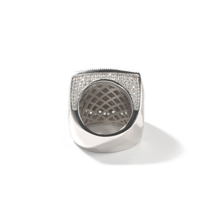 Custom Letters Iced Ring