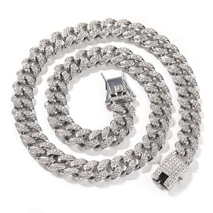 Iced Cuban Link Chain Silver（For Free）