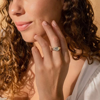 Custom Pet Photo Engraved Ring