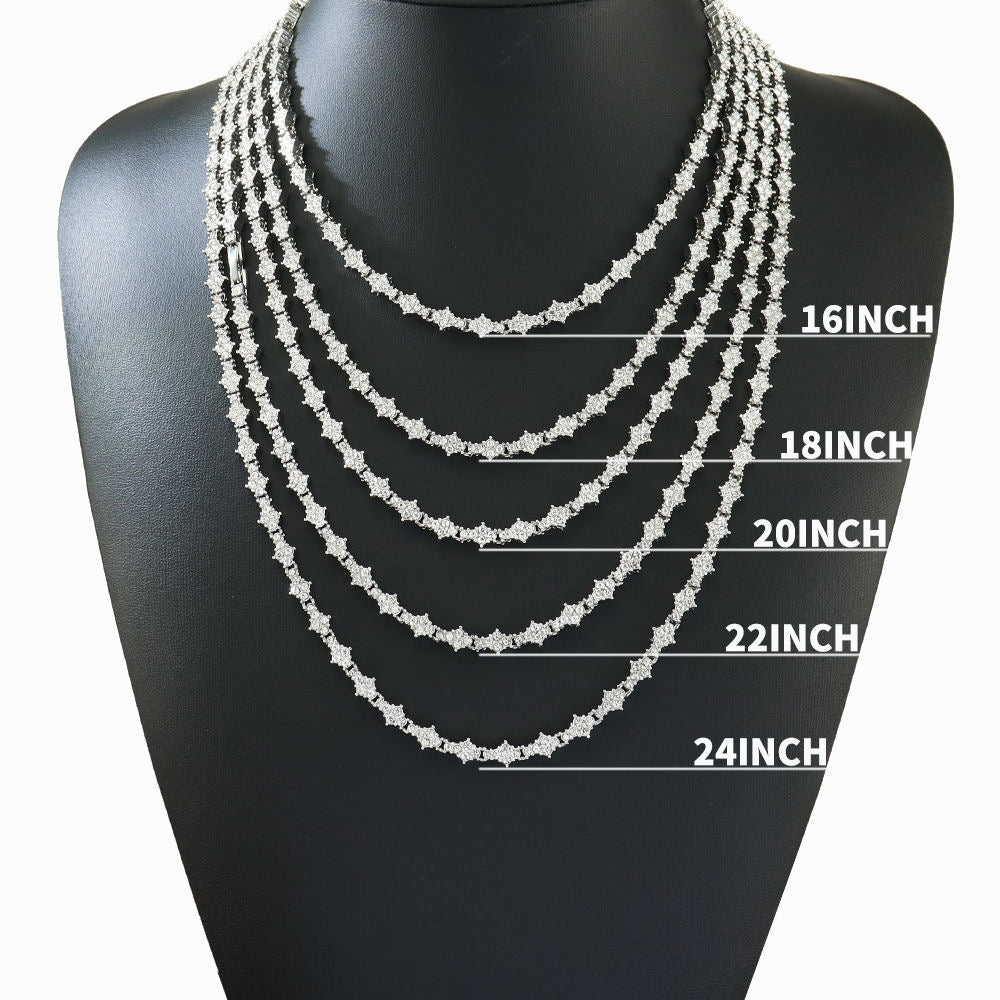 Rhinestone Full Diamond Multi - Layered Necklace