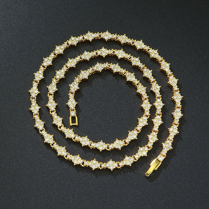 Rhinestone Full Diamond Multi - Layered Necklace