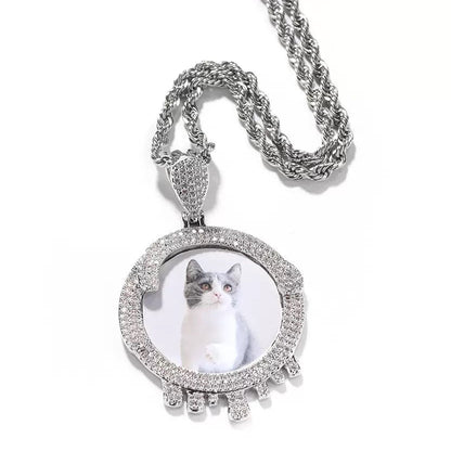 Custom Pet Photo Pendant Necklace