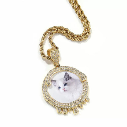 Custom Pet Photo Pendant Necklace
