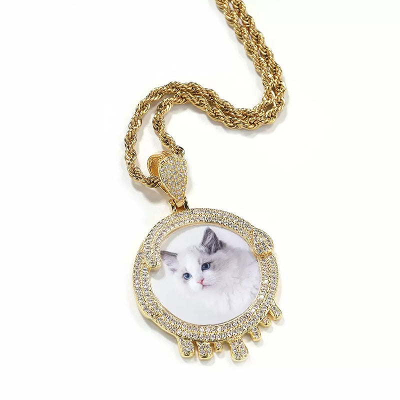 Custom Pet Photo Pendant Necklace